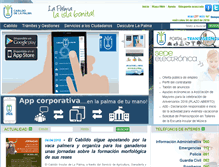 Tablet Screenshot of cabildodelapalma.es
